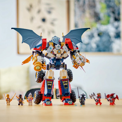 LEGO NINJAGO 71834 Đồ Chơi Lắp Ráp Chiến Giáp Kết Hợp Của Zane (1187 chi tiết)