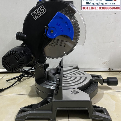 Máy Cắt Nhôm Trực Tiếp HTC 255mm 3000W, MADE IN JAPAN Chất Lượng Cực Tốt - Bảo Hành 1 Năm