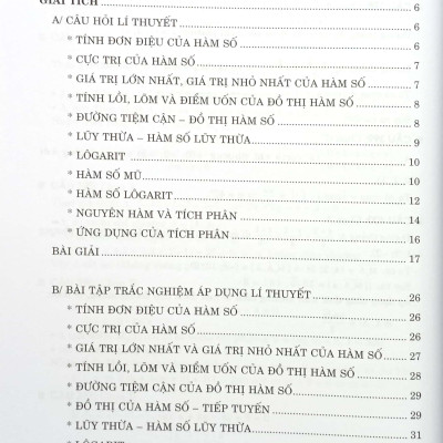 Phương Pháp Giải Câu Hỏi Và Bài Tập Trắc Nghiệm Toán 12