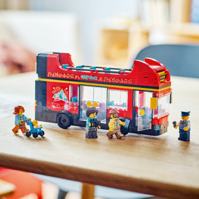 Đồ Chơi Lắp Ráp Xe Buýt Hai Tầng Màu Đỏ LEGO CITY 60407 (384 chi tiết)