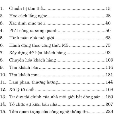 Chế Tác Triệu Đô - M5 Công Thức Triệu Đô Trong Ngành Môi Giới Bất Động Sản