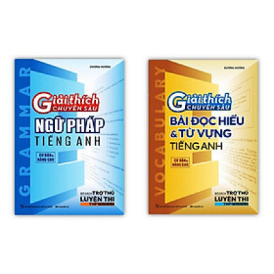 Sách - Combo Giải Thích Chuyên Sâu Ngữ Pháp - Bài Đọc Hiểu và Từ Vựng Tiếng Anh (MG)