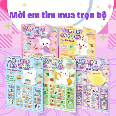 Sách - Mua Hay Bán Khéo Cùng Vịt Miko Lẩu Nướng Thơm Ngon (Hơn 60 Stickers) - Megabook