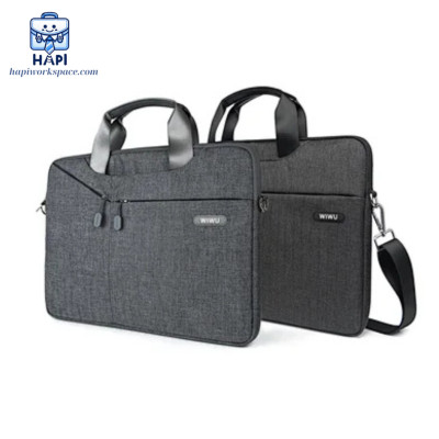 Túi đeo đựng laptop WiWU City Bag Wi-City-13.3/15.6/17.3 inch: Mỏng nhẹ, tối giản, thanh lịch, bảo vệ tốt