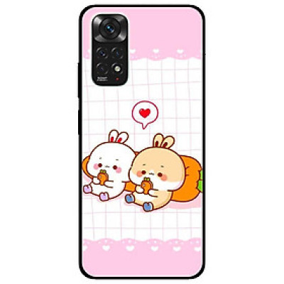 Ốp lưng dành cho Xiaomi Redmi Note 11 4G mẫu Cặp Đôi Cà Rốt