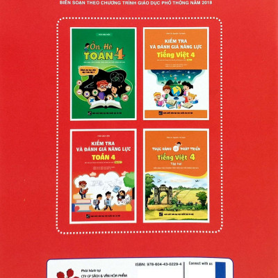 Sách - Kiểm Tra Và Đánh Giá Năng Lực Toán 4 - Học Kỳ 1 (Biên Soạn Theo Chương Trình GDPT 2018)