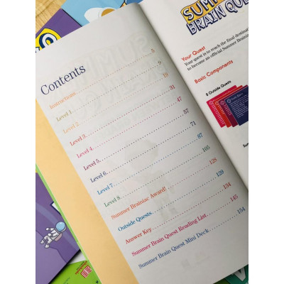 Sách Summer Brain Quest Grade 1 & 2 ( 6 - 7 tuổi )
