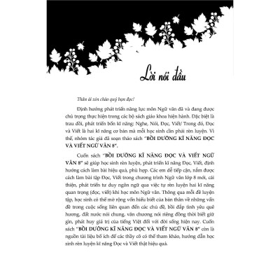 Sách - Bồi Dưỡng Năng Kĩ Năng Đọc Và Viết Ngữ Văn Lớp 8 - Dùng Chung Cho Ba Bộ Sách  - Khang Việt Book