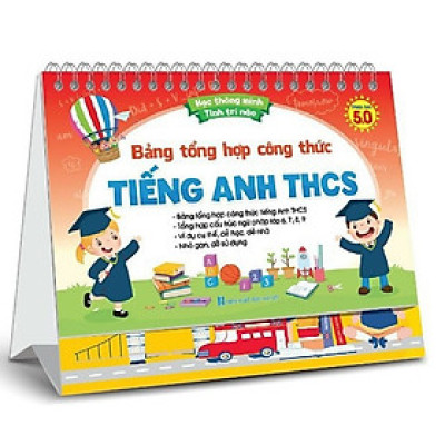 Học thông minh tinh trí não - Bảng tổng hợp công thức Tiếng anh THCS
