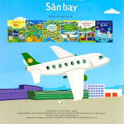 First Sticker Book - Sách Dán Hình Đầu Đời Cho Bé - Sân Bay