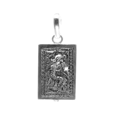 Mặt Dây Chuyền Nam Nữ Bạc Hiểu Minh MDN029 đựng bùa hình rồng