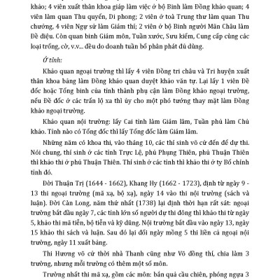 Võ Cử Và Người Đỗ Võ Khoa Ở Nước Ta 