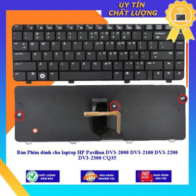 Bàn Phím dùng cho laptop HP Pavilion DV3-2000 DV3-2100 DV3-2200 DV3-2300 CQ35 - Hàng Nhập Khẩu New Seal
