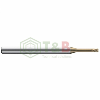 Dao Phay Bo Góc R 4 Me Cổ Dài D6 x R0.3x20x70L Union Tool Model HLRS4060-03-200,Dao phay ngón gia công sau nhiệt