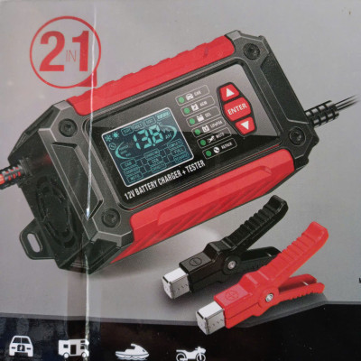 Công Nghệ Nhật Bản - Bộ Sạjc & Test Ắc Quy FOXSUR 12V 3AH-100AH 2IN1 – ĐÈN TRANG TRÍ