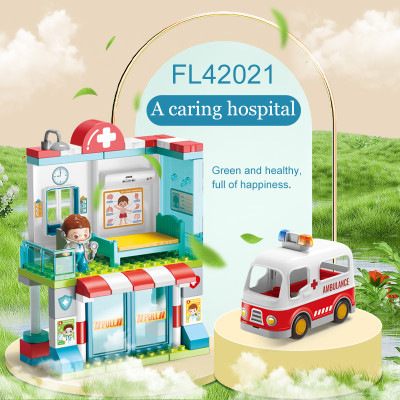 FEELO - 42021 - Lắp Ráp Bệnh Viện (76 Chi Tiết)