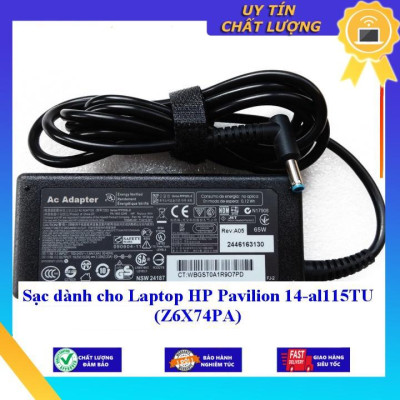 Sạc dùng cho Laptop HP Pavilion 14-al115TU (Z6X74PA) - Hàng Nhập Khẩu New Seal