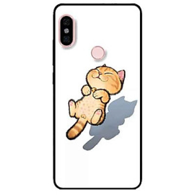 Ốp lưng in cho Xiaomi Redmi Note 5 Pro Mẫu Mèo Vàng
