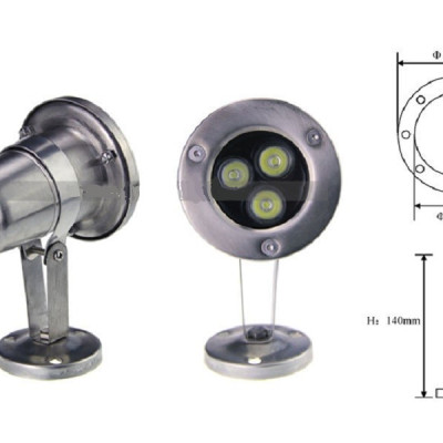 Đèn LED Âm Nước Công Suất 3W GSN3 GS Lighting (Ánh sáng vàng)