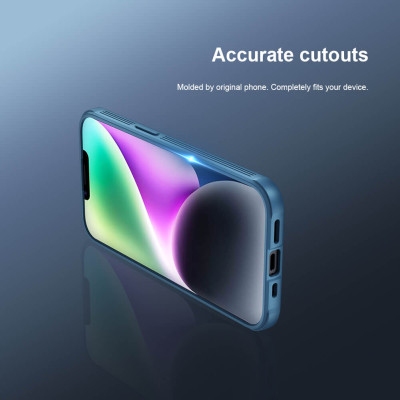 Ốp lưng chống sốc cho iPhone 14 Plus (6.7 inch) bảo vệ Camera hiệu Nillkin Camshield Pro chống sốc cực tốt, chất liệu cao cấp, có khung & nắp đậy bảo vệ Camera - hàng nhập khẩu