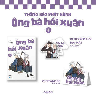 Sách - Ông Bà Hồi Xuân - Tập 4 - Tặng Kèm Bookmark Hai Mặt + Standee Giấy