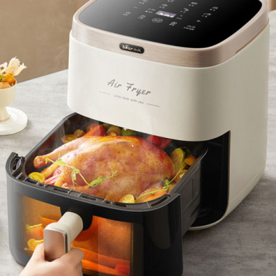 Nồi chiên không dầu Bear QZG-P15R8 (AF-4H15L), Dung tích 5L, Công suất 1500W Hàng Chính Hãng
