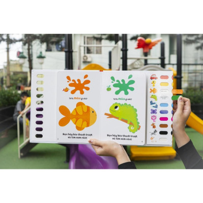 Sách Chuyển Động Trượt - Đẩy - Cho Trẻ 0 - 6 Tuổi - Combo 2 Cuốn - Đinh Tị Books