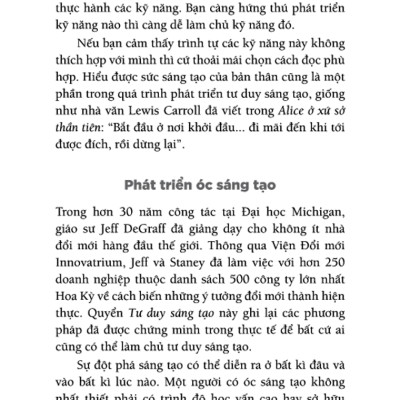 Tư Duy Sáng Tạo: Làm Chủ 6 Kỹ Năng Khơi Nguồn Đổi Mới _TRE