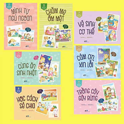 Sách Bộ Bé yêu ngoan ngoãn giỏi giang (Trọn bộ 07 cuốn) - Nhã Nam - BẢN QUYỀN