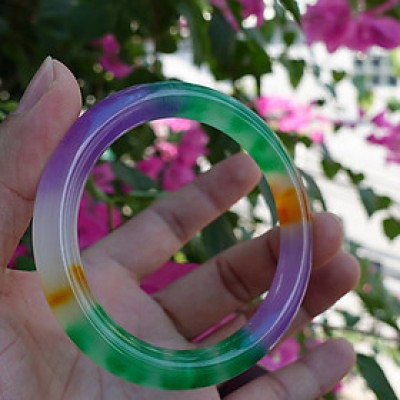 Vòng tay Nữ đá thạch anh 3 màu - T08