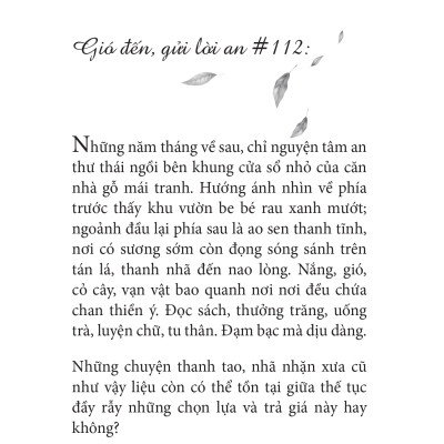 Sách Đợi Mưa, Đợi Gió, Đợi Bình An - Huệ Như Hạm Đạm