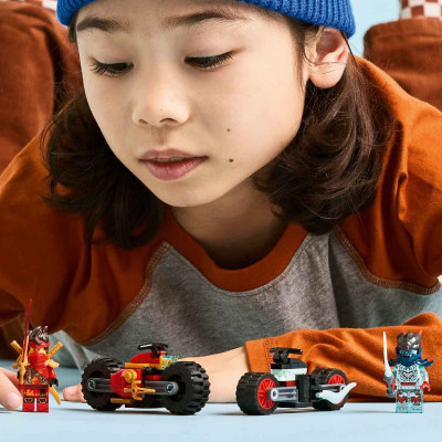 LEGO NINJAGO 71838 Đồ Chơi Lắp Ráp Bộ Đôi Xe Đua Tốc Độ Của Kai (79 chi tiết)