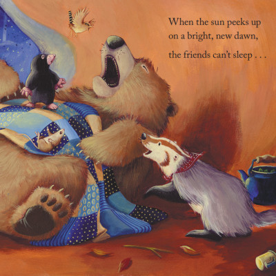 Sách tranh song ngữ Gấu không ngủ được - Ehomebooks