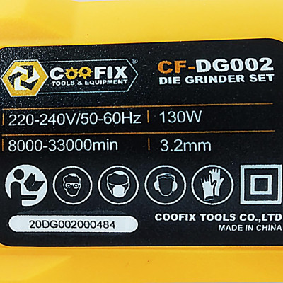 BỘ DỤNG CỤ MÁY MÀI KHUÔN 130W CF-DG002 - COOFIX - HÀNG CHÍNH HÃNG