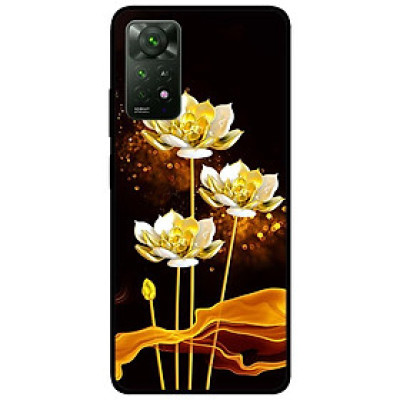 Ốp lưng dành cho Redmi Note 12 - Redmi Note 12 Pro - Redmi Note 12 Pro 5G - Sen Trắng Vàng - Hàng Chính Hãng