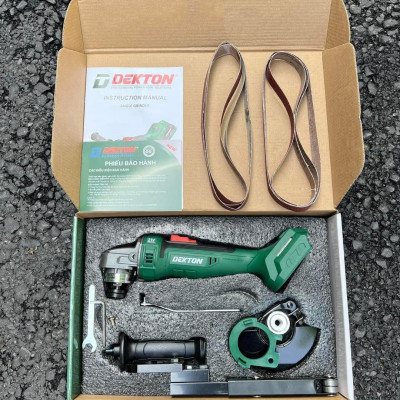 COMBO Máy Mài Góc Dùng Pin Dekton M21-AG100CP01 KÈM 1 PIN M21-B3000 + 1 SẠC M21-S20 DEKTON - KM_T8 -HÀNG CHÍNH HÃNG