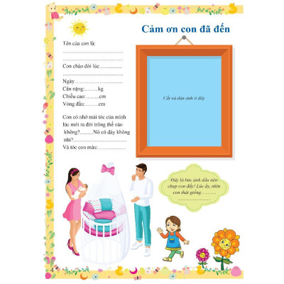 Sách - Nhật Ký 5 Năm Đầu Đời Của Bé - Bìa Cứng - Minh Thắng