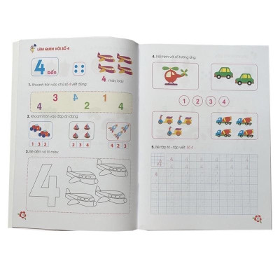 Sách - Bé học toán ( Hành trang cho bé tự tin vào lớp 1)
