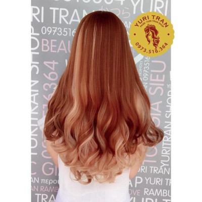 Tóc giả cao cấp cosplay nhật bản- tặng lưới chùm tóc- hình thật