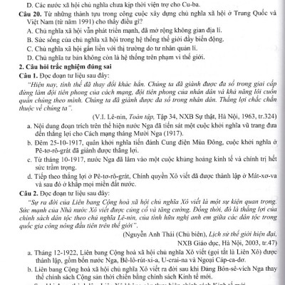 Luyện thi tốt nghiệp THPT theo hướng đánh giá năng lực môn Lịch sử (từ 2025)