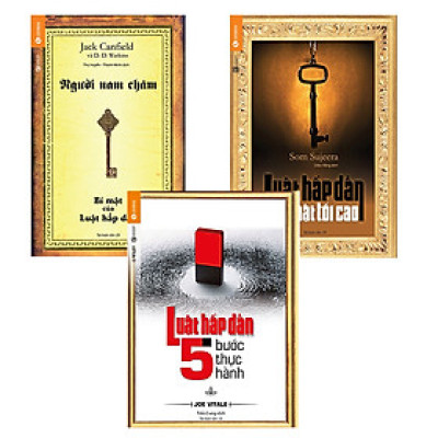 Combo 3 cuốn Người nam châm + Luật Hấp dẫn bí mật tối cao + Luật hấp dẫn 5 bước thực hành