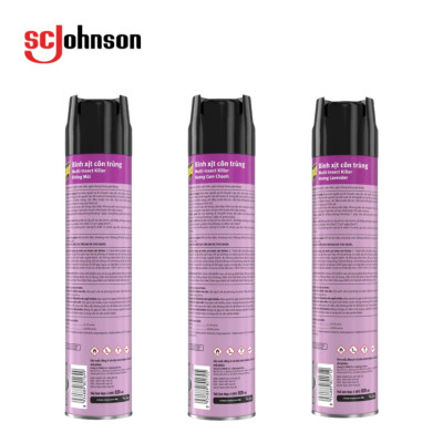 Combo 2 Bình Xịt Côn Trùng RAID Không Mùi 520ml