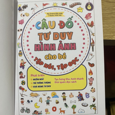 Câu đố tư duy hình ảnh cho bé tập nói tập đọc