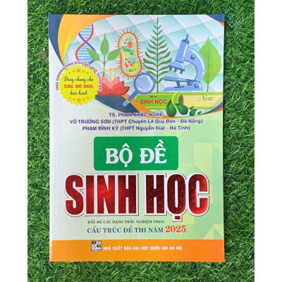 Bộ đề Sinh Học ( Đầy đủ các dạng trắc nghiệm theo cấu trúc đề thi 2025- Dùng chung cho các bộ SGK) (HA-MK)
