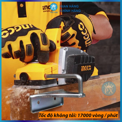 Máy bào gổ điện 750w ingco PL7508 tiện lợi, an toàn hiệu quả dễ dàng tháo lắp dân dụng