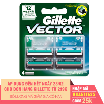 Lưỡi Dao Cạo Gillette Vector 4