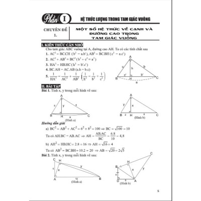 Sách - Giải nhanh các chuyên đề hình học 9 tài liệu thi vào lớp 10 (dùng chung cho các bộ sgk hiện hành) - HA