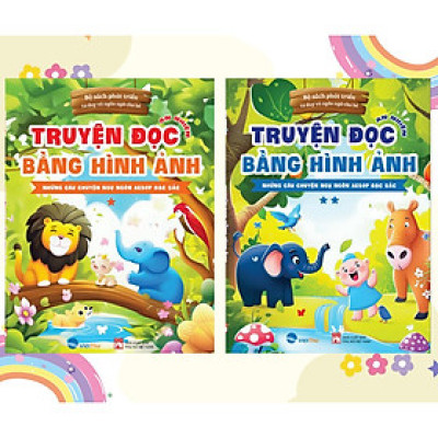 Combo 2 Cuốn Truyện Tranh Đọc Bằng Hình Ảnh - Những Câu Chuyên Ngụ Ngôn Aesop Đặc Sắc - Tập 1 +2 (VT)