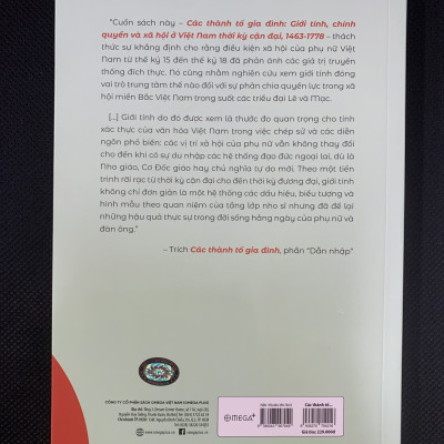 Các Thành Tố Gia Đình - Giới Tính, Chính Quyền Và Xã Hội Ở Việt Nam Thời Kỳ Cận Đại, 1463-1778 - Trần Tuyết Nhung - (bìa mềm)