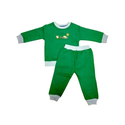 Áo nỉ bông cotton cổ tròn tay dài BABIBOO - BB97